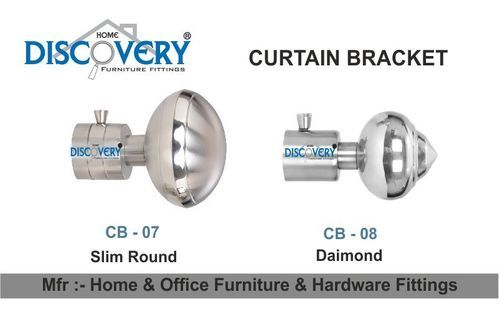  सिल्वर कर्टन ब्रैकेट