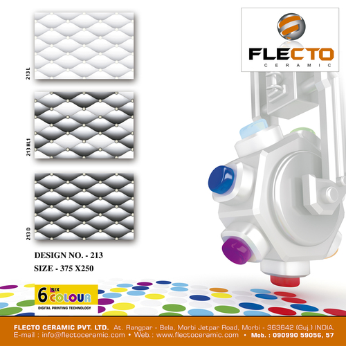 Glossy Series - Ceramic Variable Size White Tiles, Wear Resistant, Scratch Resistant, Low Water Absorption