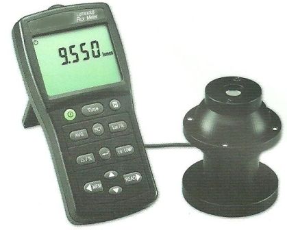 Black Led Luminous Flux Meter