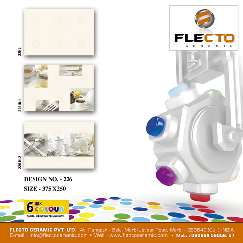 KICHEN SERIES - Ceramic Tiles, Glossy Finish | High Durability, Scratch Resistant, Low Water Absorption, High Flexural Strength