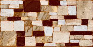 Elevation Wall Tiles - Ceramic Varied Sizes Brown | Alluring Design Elegant Look Fine Finish Slip Resistance Easy Installation