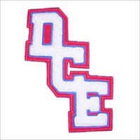 Eco-friendly 3 Letter Interlocking Chenille Monogram