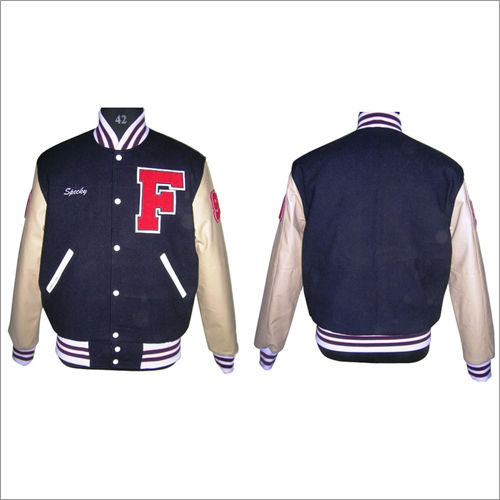 Blue Custom Varsity Jacket at Best Price in Greater Noida