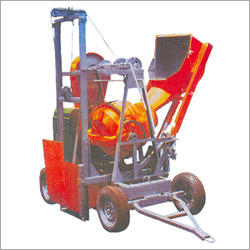 Concrete Mixer with Builder Hoist & Hopper