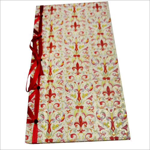 Note Book With Cord/Ribbon Bound