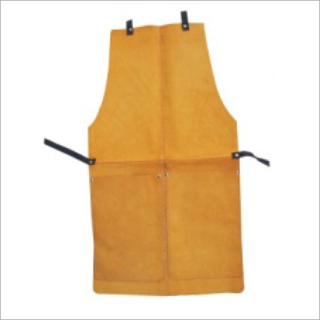 Yellow Leather Welding Apron