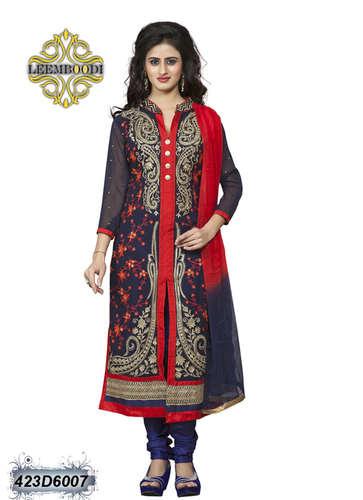 Georgette Embroidery Fancy Anarkali Suits