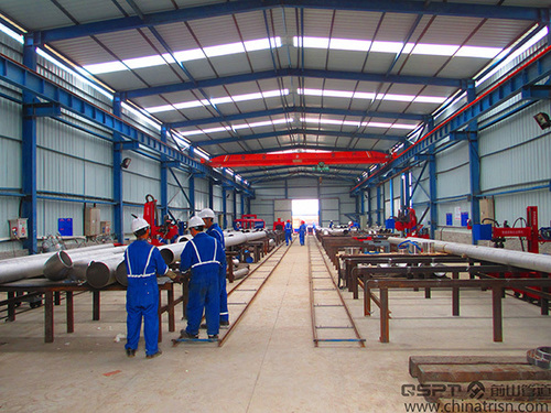 Double Purpose Type Pipe Fabrication Production Line