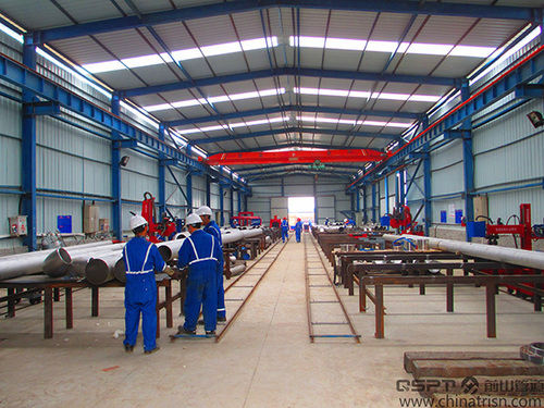 Double Purpose Type Pipe Fabrication Production Line