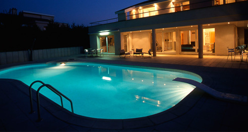 Oval Shaped Swimming Pool