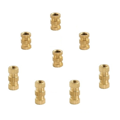 Brass Straight Knurling Inserts