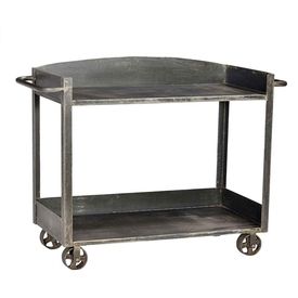 Industrial Iron Trolley Cart Bar