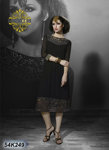 Black Again Kurthi