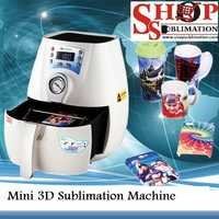 Mini 3d Sublimation Machine - Versatile For Curve And 3d Surfaces | Ideal For Mobile Covers, Full Plate Printing, And Conical Applications