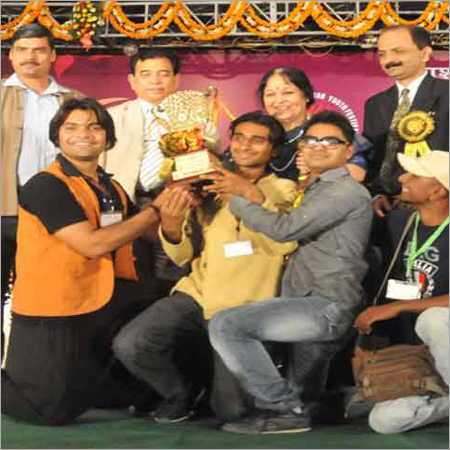 Brass Football Trophy