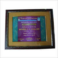 Brass Certificate