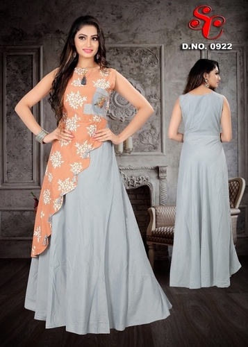 Jacquard Anarkali Kurtis