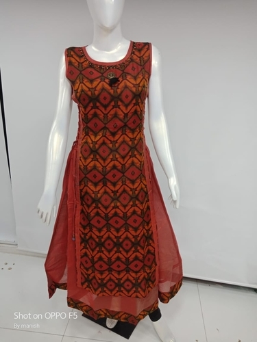 Cotton Kurti Decoration Material: Sequins