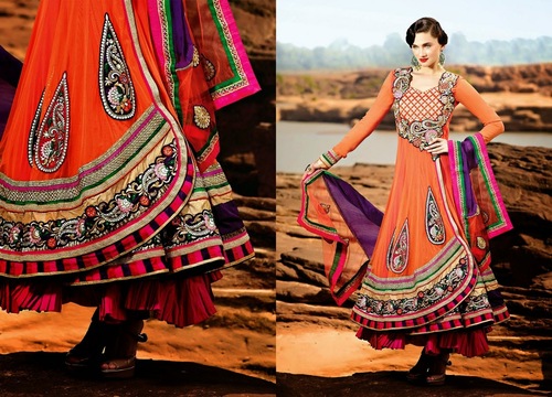 Impressive Orrang Hand Work Anarkali Suit