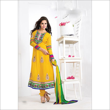 Semi-Stitch Salwar Kameez
