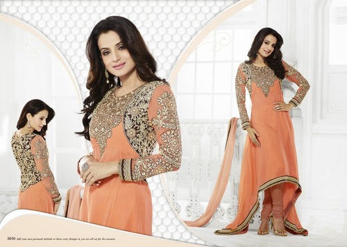 Semi-Stitch Salwar Kameez