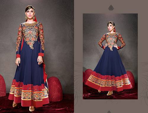 Semi-stitch Dress Materials