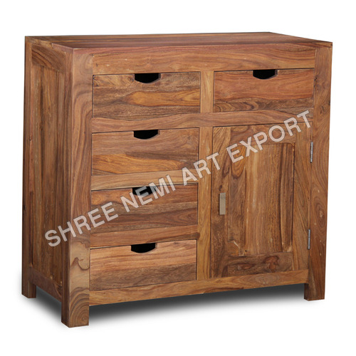 Cabinet With Drawer - Color: Brown