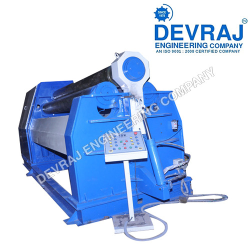 Blue And White Plate Bending Roller Machine