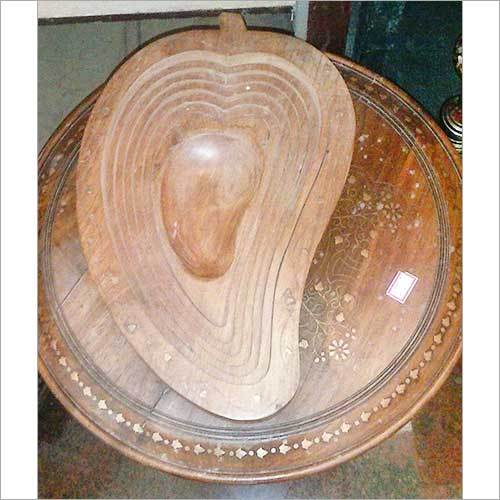Wooden Leaf Designer Tray