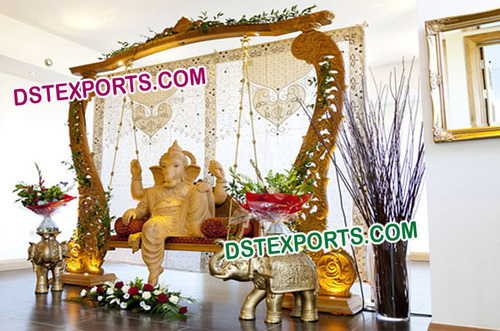 Wedding Wooden Peacock Swing