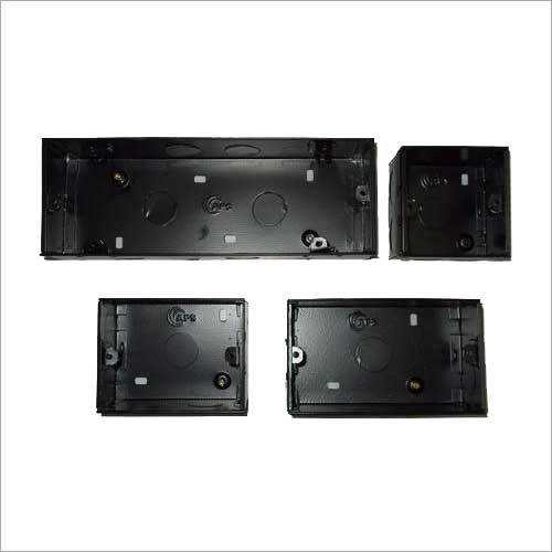 Black Silver M.S  Electrical Switch Boxes