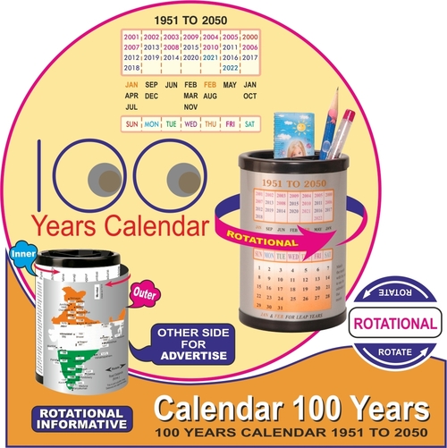 Calendar 100 years