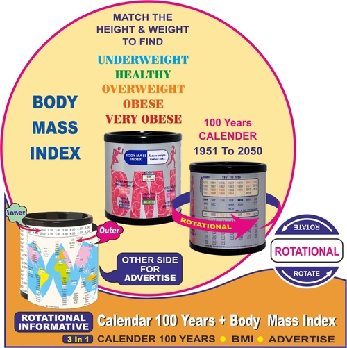 Calendar 100 years with BMI