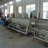 Pvc Pipe Extrusion Line - Vacuum Calibration Tank, Conical Twin-screw Extruder, Ac Frequency Control | Customizable Claws, Reliable Performance, Precise Cutting