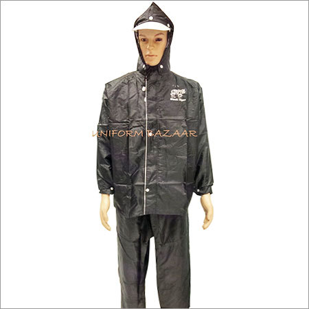 Rain coat in Black Colour