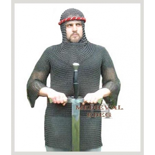 Black Chainmail Armour