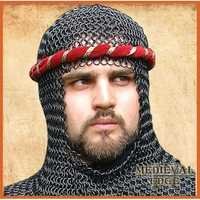 Black Chainmail Coif
