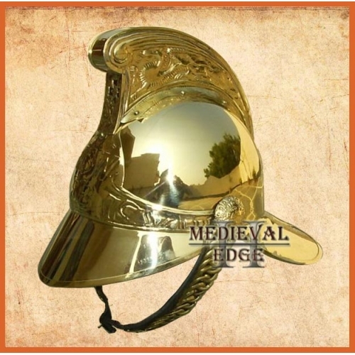 Australian NSW Brass Fireman Helmet