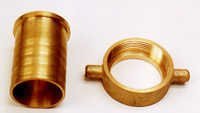 Brass Hose Barb With Nipple