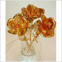 Gold Plated Rose - Gold Plated, Varied Dimensions | Elegant Design, Durable Gift, Fine Finish, Mesmerizing Look