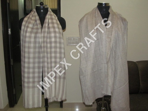 White Cashmere Wood Check