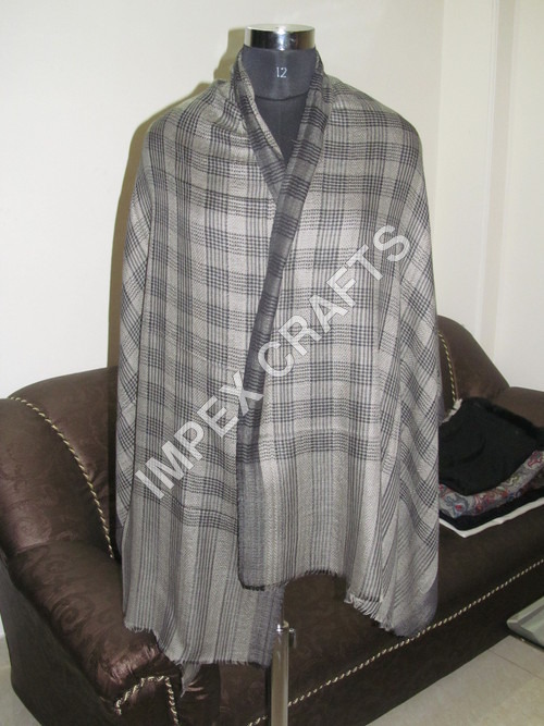 Grey Luxury Pashmina Shawl