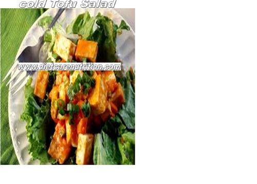 Cold Tofu salad