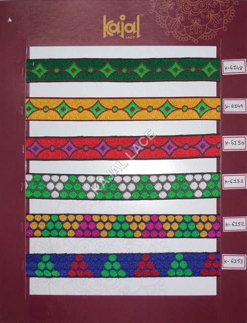 Maharani Decorative Laces - Quality Fabrics, Size 1/2 to 8, Washable, Shrink Resistant, Customizable Designs