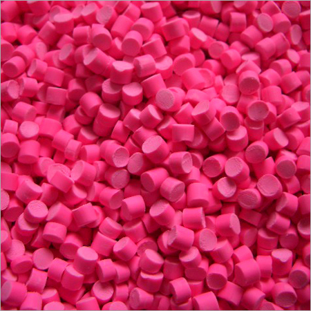 Pink Plastic Granules