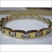 Bio Magnetic Bracelet - Metal Alloy, Various Sizes, Gold | Calming Effect, Radiation Protection, Stylish Design, Lustrous Finish