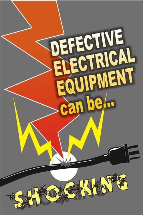 DEFECTIVE WIRING POSTERS