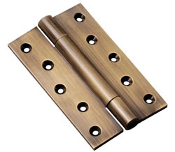 Brass Spring Hinges - 3"x2" Antique Finish Durable Brass Material Rustproof Surface | Ideal for Doors and Windows 0.5kg Weight