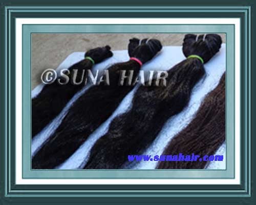Not chemical processed straight indian good quality natural hair