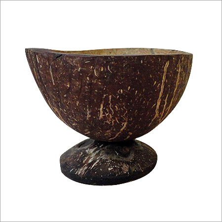 Coconut Shell Handicraft Products - Polished Coconut Shell 5x5x4 cm Brown | Handcrafted Durable Eco-Friendly Versatile